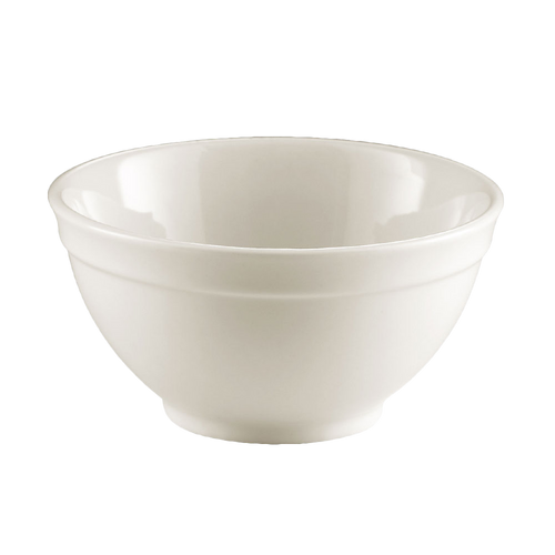 CAC China RCN-B407 7.13" Dia. 32 Oz. Super White Porcelain Round RCN Specialty Bowl (2 Dozen Per Case)