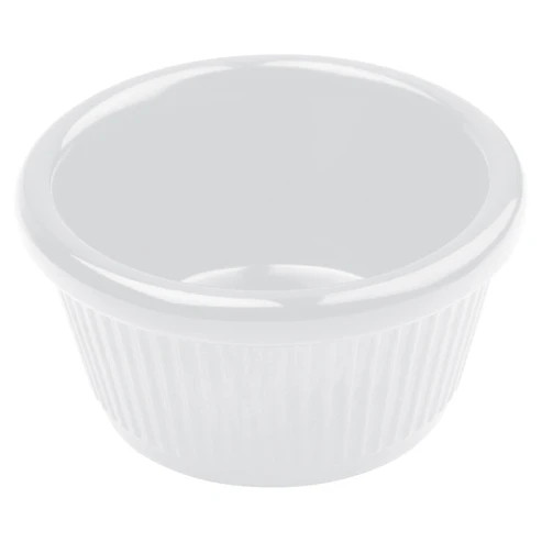 Winco RFM-4W
 4 Oz.
 Plastic
 White
 Ramekin
 8 Dozen