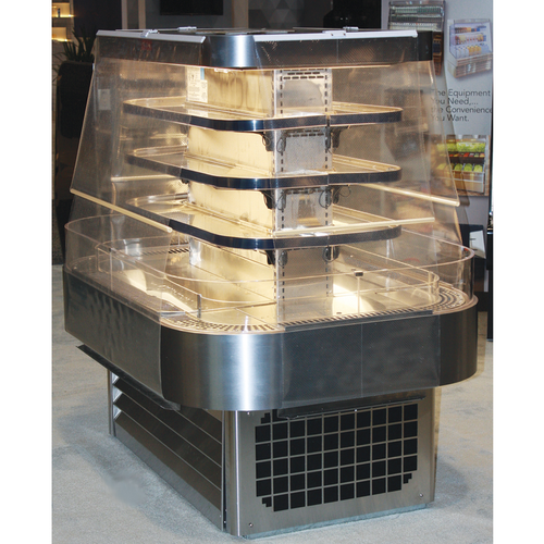 Howard McCray SC-OD42I-5-B-LED 60"W Impluse Open Merchandiser