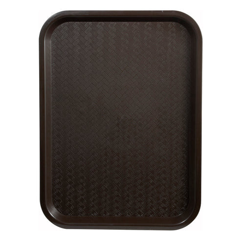 Winco FFT-1418B 18"W Brown Fast Food Tray