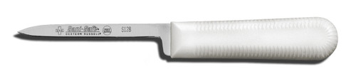 Dexter S128 3" White Sani-Safe Poultry Sticker with Polypropylene Handle