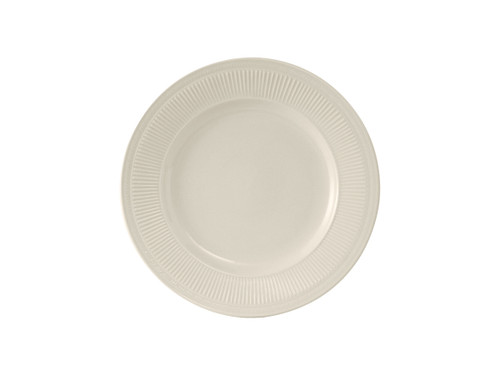 Tuxton HEA-071 7" Ceramic American White/Eggshell Round Plate (3 Dozen Per Case)