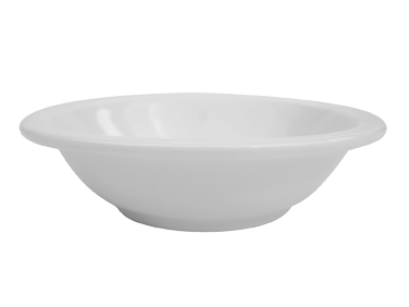 CAC China NCN-11 5 Oz. Super White Porcelain Round Clinton Fruit Dish (3 Dozen Per Case)