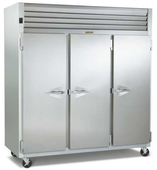 Traulsen G30012 76.31" W Three-Section Solid Door Reach-In Dealer's Choice Refrigerator