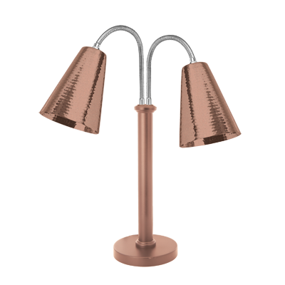 Eastern Tabletop 9692CP Stainless Steel Lamp Warmer with 2 Bulbs - 120 Volts, 250 Watts