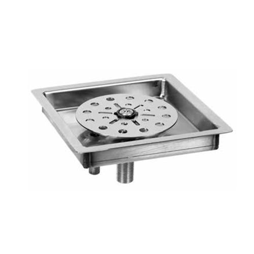 Glastender DI-RF7 7"W Stainless Steel Drop-In Rinser Faucet Drain Tray