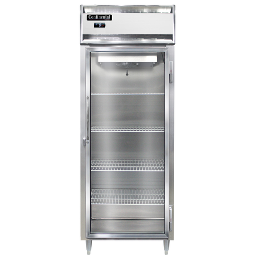 Continental Refrigerator D1FENSAGD 28.5" W One-Section Glass Door Reach-In Designer Line Wide Freezer - 115 Volts