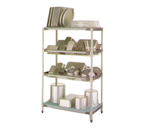 Metro PR48X3 Metromax I Stationary Drying Rack Unit 48"W x 74" 4-Tier