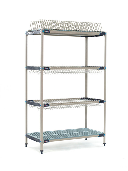 Metro PR48X3 Metromax I Stationary Drying Rack Unit 48"W x 74" 4-Tier