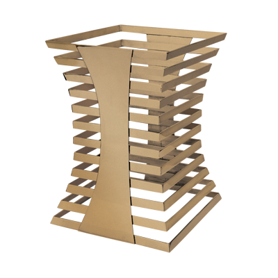 Eastern Tabletop 1720RZ 10"W x 10"D x 14"H Bronze Stainless Steel Escalate Riser