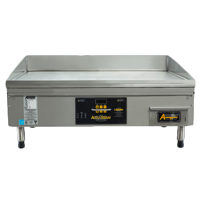 AccuTemp EGF2401A2450-T1 24" x 24" Electric Countertop Accu-Steam Griddle - 240 Volts