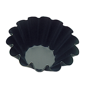 Matfer Bourgeat 330131 4" x 1.63" Steel Exopan Brioche Mold