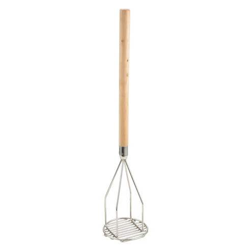 Winco PTM-24R 5" Dia. Round Potato Masher