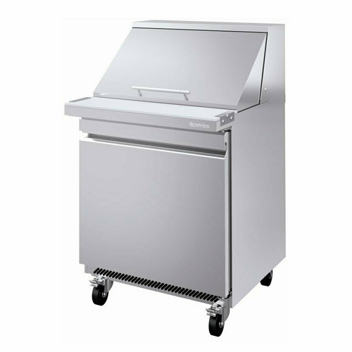 Infrico USA IRT-UC27P 27.75" W One-Section One Door Sandwich/Salad Prep Table