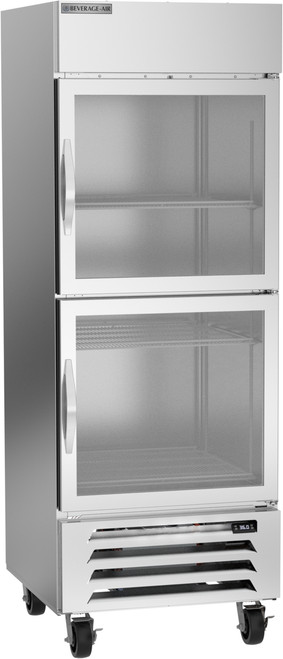 Beverage Air HBR27HC-1-HG 30" W One-Section Glass Door Reach-In Horizon Series Refrigerator