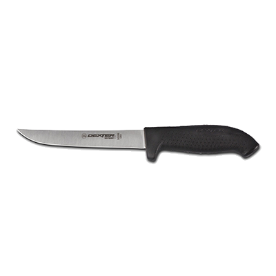 Dexter 24013B 6" Black SofGrip Boning Knife Soft Rubber Grip Handle