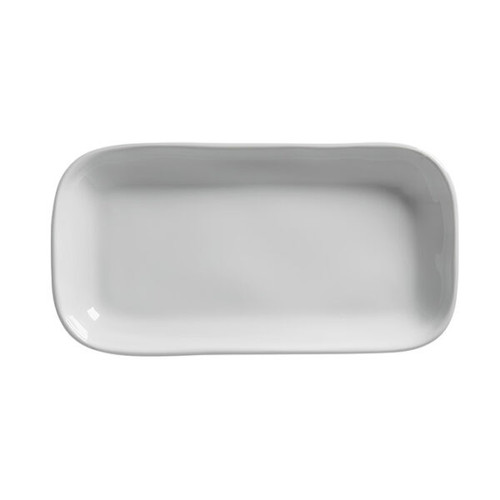 American Metalcraft CPL14CL Plastic White Rectangular Serving Platter