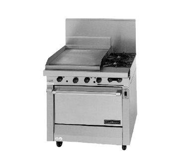 Garland M47-23T-LP 34" Liquid Propane Heavy Duty Range - 24,000 BTU