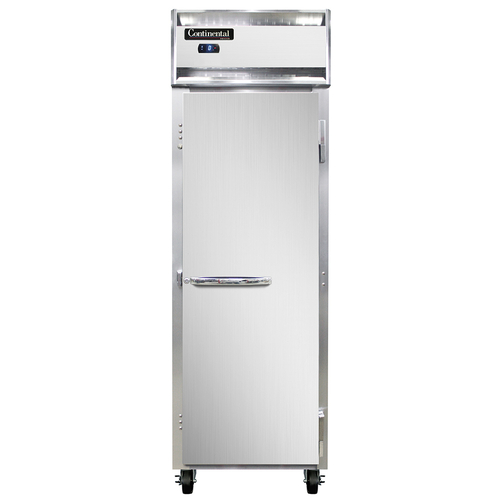 Continental Refrigerator 1FSNSS 26" W One-Section Solid Door Reach-In Freezer - 115 Volts
