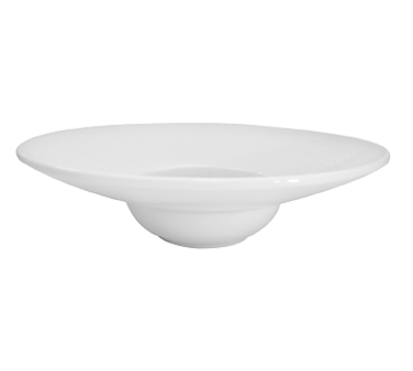 CAC China TST-H4 1 Oz. Super White Porcelain Round Transitions Gourmet Bowl (3 Dozen Per Case)