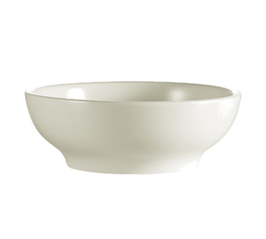 CAC China REC-65 12 Oz. American White Ceramic Round REC Bowl (3 Dozen Per Case)