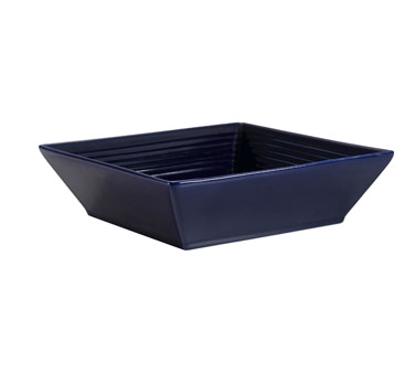 CAC China TG-B8-CBU 42 Oz. Cobalt Porcelain Square Tango Bowl (2 Dozen Per Case)