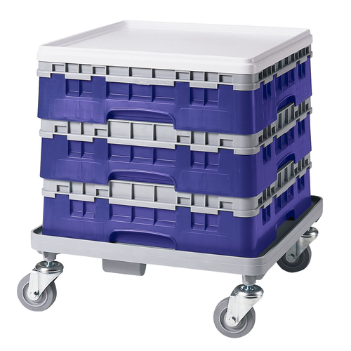 Cambro BR414186 Camrack Base Rack With Soft Gray Extender Full Size 19-3/4" x 19-3/4" 4-7/8" - 5 Cases