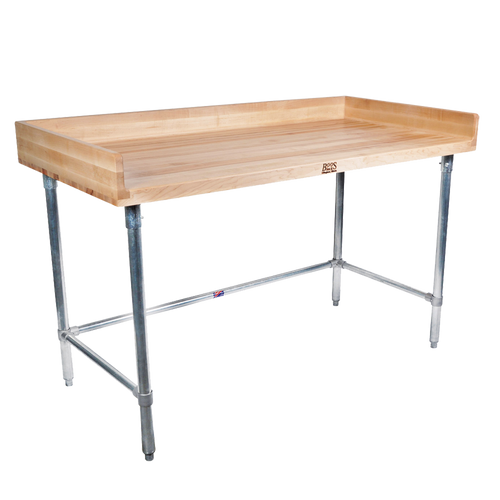 John Boos DSB08 96"W x 30"D x 44"H Work Table
