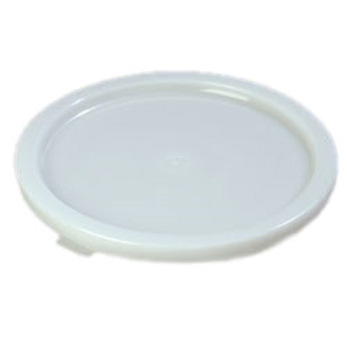 Carlisle 120202 Polyethylene White Round Bain Marie Food Storage Lid