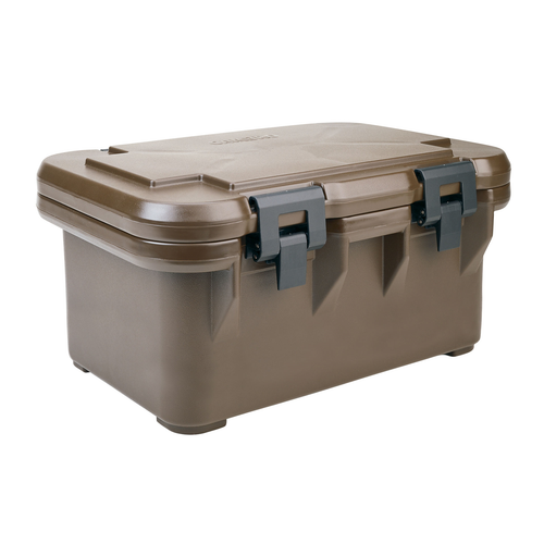 Cambro UPCS180131 24 1/2 Qt. Dark Brown Polypropylene Top Load S-Series Ultra Pan Carriers