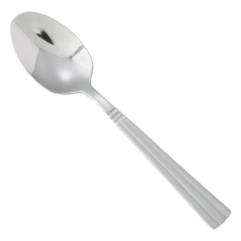Winco 0007-01 6" 18/0 Stainless Steel Teaspoon (contains 1 Dozen)