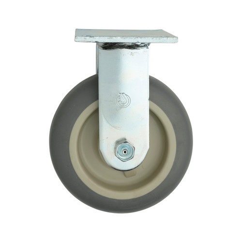 Metro C6Dra Super Erecta Dolly Plate Caster Rigid 6" Dia. 2"W Face High-Modulus Donut 400 Lb. Capacity
