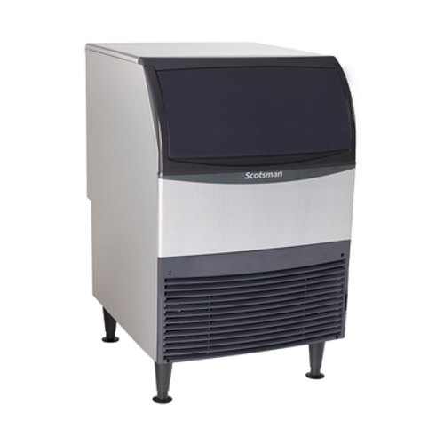 Scotsman UF424A-1 80 Lbs. Bin Storage Air Cooled Flake Style Undercounter Ice Maker with Bin - 115 Volts