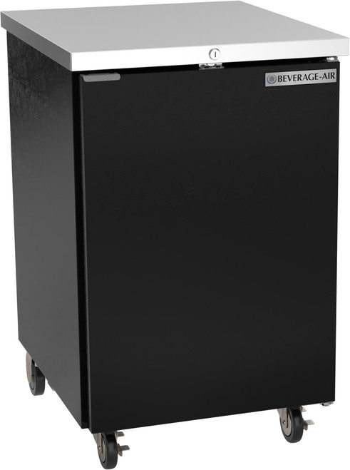 Beverage Air BB24HC-1-B 24"W One-Section Solid Door Refrigerated Back Bar Storage Cabinet