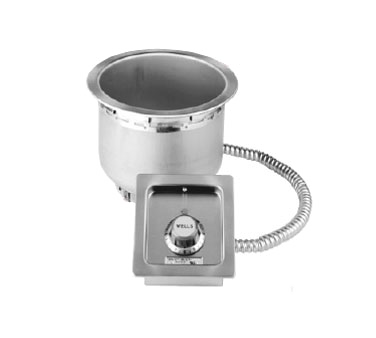 Wells SS-4TU Stainless Steel (1) 4 Quart Round Food Warmer