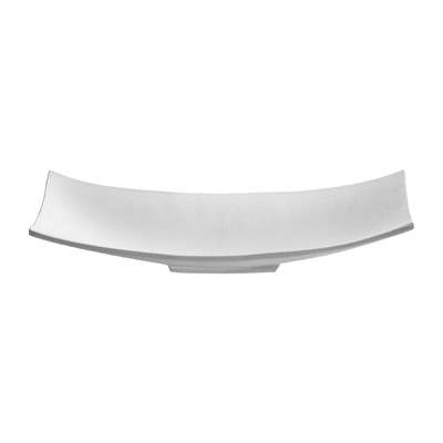 Bon Chef 80036SMOKEGRA Ceramic Smoke Gray Rectangular Platter