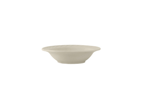 Tuxton MED-046 4-3/4" 3-1/2 Oz. Ceramic American White/Eggshell Round Fruit Dish (3 Dozen Per Case)