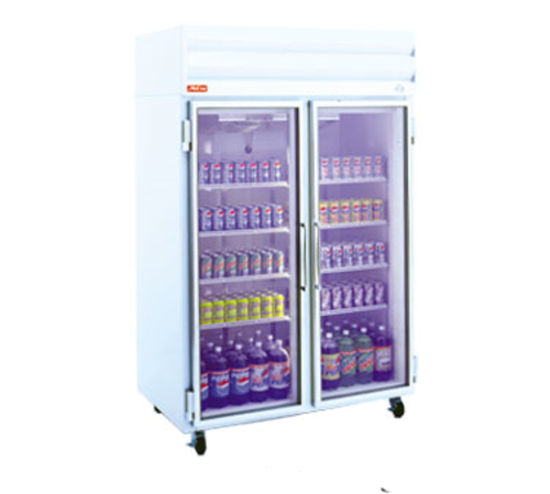 Howard McCray GR48 52.25" W Two-Section Glass Door Refrigerator Merchandiser