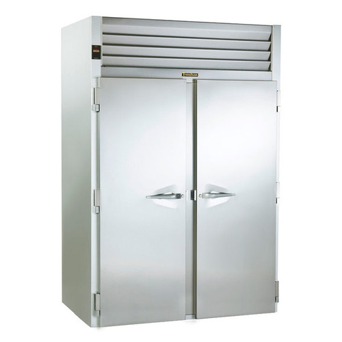 Traulsen RR232LP-COR01 68" W Two-Section Solid Door Roll-Thru Correctional Package Refrigerator