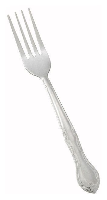 Winco 0004-05 7-1/4" Stainless Steel Dinner Fork (Contains 1 Dozen)