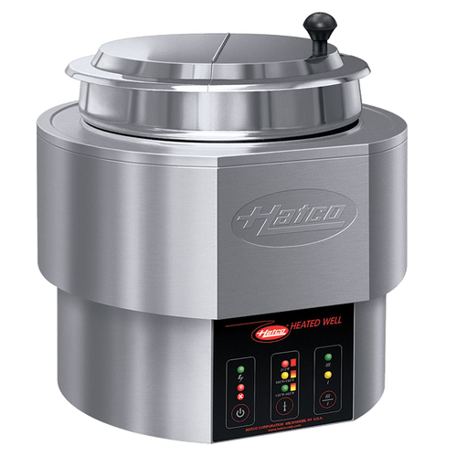 Hatco RHW-1 1 Compartment Stainless Steel Round Food Warmer or Cooker - 1300 Watts