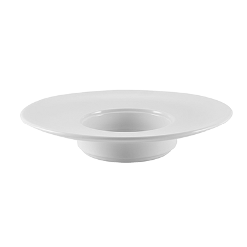 CAC China RCN-310 7 Oz. Super White Porcelain Round RCN Specialty Pasta Bowl (1 Dozen)