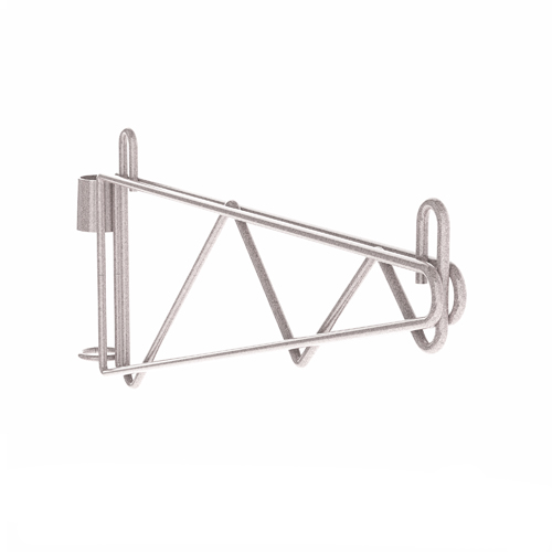 Metro 1Ws24K4 Super Erecta Shelf Support Post Mount Single Metroseal Gray Epoxy-Coated Corrosion-Resistant Finish