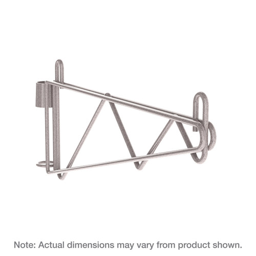 Metro 1Ws24K4 Super Erecta Shelf Support Post Mount Single Metroseal Gray Epoxy-Coated Corrosion-Resistant Finish