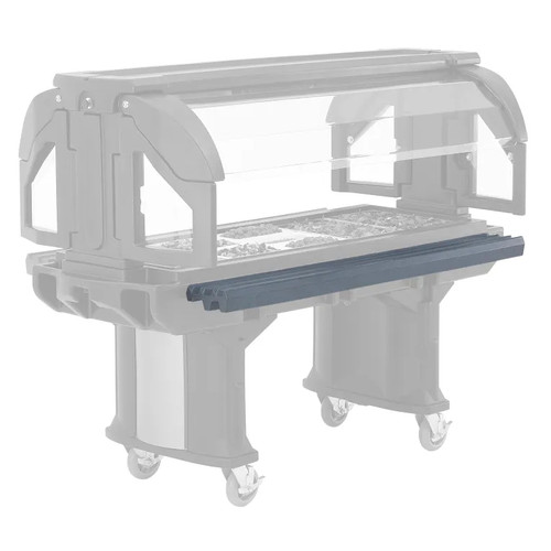 Cambro VBRR5191 53"W Gray Versa Tray Rail Only