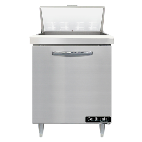 Continental Refrigerator D27N8 27.5" W One-Section One Door Designer Line Sandwich Unit