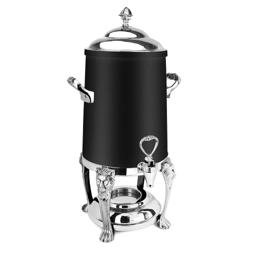 Eastern Tabletop 3205LHMB 5 Gal. Black Finish Stainless Steel Lion Head Coffee Urn