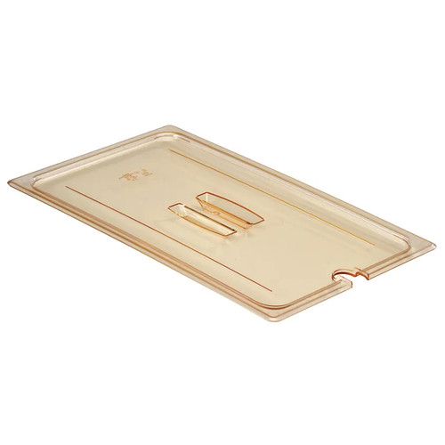 Cambro 10HPCHN150 H-Pan Full Size Amber Food Cover - 6/Case