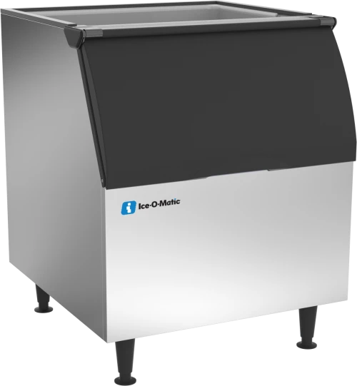 Ice-O-Matic B40 344 Lbs. Aluminum Top Hinged Slope Front Door Ice Bin