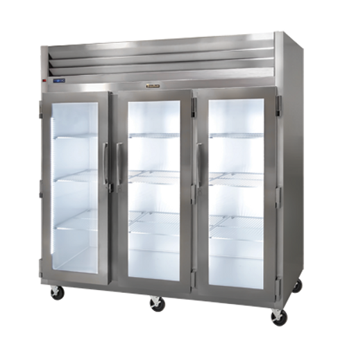 Traulsen G32000 76.31" W Three-Section Glass Door Dealer'S Choice Display Dealer's Choice Display Refrigerator